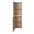Contemporary White Oak bathroom storage cabinet with four compartments
