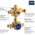 GROHE 29427000 TIMELESS PRESSURE BALANCE VALVE TRIM WITH 3-WAY DIVERTER WITH CARTRIDGE