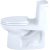 TOTO Eco UltraMax 1.28 GPF One Piece Round Toilet - Seat Included