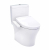 TOTO Washlet+ Aquia IV Two-piece Elongated Dual Flush 1.28 And 0.9 GPF Toilet And Washlet S2 Bidet Seat