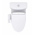 TOTO Washlet+ Aquia IV Two-piece Elongated Dual Flush 1.28 And 0.9 GPF Toilet And Washlet S2 Bidet Seat