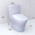 TOTO Aquia IV 0.9 / 1.28 GPF Dual Flush Two Piece Elongated Toilet with Washlet+ S7 Bidet Seat, Dynamax Tornado Flush, CEFIONTECT, PREMIST, and TOTO Aquia IV 0.9 / 1.28 GPF Dual Flush Two Piece Elongated Toilet with Washlet+ S7 Bidet Seat, Dynamax Tornado Flush, CEFIONTECT, PREMIST, and EWATER+EWATER+