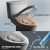 TOTO Nexus 1.28 GPF Two Piece Elongated Chair Height Toilet with Washlet+ S7A Auto Open Bidet Seat, CEFIONTECT Glaze, Tornado Flush, EWATER+, and PREMIST