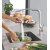 GROHE 30271DC0 Essence Single-Handle Pull-Out Kitchen Faucet Dual Spray 1.75 GPM (6.6 L/min) SuperSteel InfinityFinish