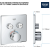 Grohe - 29141A00 - GROHTHERM SMARTCONTROL Dual Function Thermostatic Valve Trim Hard Graphite