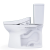TOTO DRAKE WASHLET + S2 TWO PIECE TOILET - 1.28 GPF COTTON WHITE