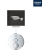 Grohe - 29136000 Grohtherm Single Function Thermostatic Valve Trim Only with Double Knob Handles and Volume Control - Less Rough In
