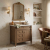 James Martin Vanities Brittany 30" Free Standing Single Basin Poplar Wood Vanity Set with Stone Composite Top and Rectangular Sink
