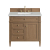 James Martin Brittany 36" Single Vanity, Pecan with 3 CM Ethereal Noctis Silestone Top