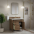 James Martin Brittany 36" Single Vanity, Pecan with 3 CM Ethereal Noctis Silestone Top