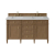 James Martin Vanities Brittany 60" Free Standing Double Basin Poplar Wood Vanity Set with Stone Composite Top and Rectangular Sinks