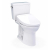TOTO Drake Washlet+ Two-piece Elongated 1.28 GPF Universal Height Tornado Flush Toilet With S5 Bidet Seat, 12 Inch Rough-in