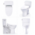 TOTO Drake Washlet+ Two-piece Elongated 1.28 GPF Universal Height Tornado Flush Toilet With S5 Bidet Seat, 12 Inch Rough-in