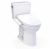 TOTO Drake Washlet+ Two-piece Elongated 1.28 GPF Universal Height Tornado Flush Toilet With S2 Bidet Seat