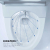 TOTO LS DUAL FLUSH TOILET - 1.0 GPF & 0.8 GPF MS8732CUMFG#01B BLACK TRIM