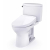 TOTO Washlet+ Drake II Two-piece Elongated 1.28 GPF Toilet And Washlet+ S5 Bidet Seat