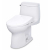 TOTO UltraMax II 1 GPF One Piece Elongated Chair Height Toilet with Washlet+ S7 Bidet Seat, Tornado Flush, CEFIONTECT Glaze, EWATER+, PREMIST, and Light