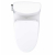 TOTO UltraMax II 1 GPF One Piece Elongated Chair Height Toilet with Washlet+ S7 Bidet Seat, Tornado Flush, CEFIONTECT Glaze, EWATER+, PREMIST, and Light