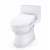 TOTO Redington 1.28 GPF One Piece Elongated Toilet with Left Hand Lever - Bidet Seat Included