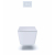 TOTO SP 1.28 / 0.9 GPF Dual Flush Wall Mounted One-Piece Elongated Chair Height Toilet Set - Includes Concealed Tank, Actuator Plate and SeatTOTO SP 1.28 / 0.9 GPF Dual Flush Wall Mounted One-Piece Elongated Chair Height Toilet Set - Includes Concealed Tank, Actuator Plate and Seat