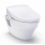 TOTO Washlet+ EP Wall-hung Elongated Toilet And Washlet S5 Bidet Seat And Duofit In-wall 0.9 And 1.28 GPF Dual-flush Tank System