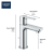 Grohe Lineare 1.2 GPM Single Hole Bathroom Faucet with StarLight, SilkMove, EcoJoy, and QuickFix Technologies - Includes Pop-Up Drain Assembly Starlight Chrome Alternate Image Alternate Image Alternate Image Alternate Image Alternate Image Alternate Image
