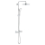 Grohe Euphoria Thermostatic Shower System with Shower Head, Hand Shower, Slide Bar, Shower Arm, and Hose
