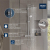 Grohe Euphoria Thermostatic Shower System with Shower Head, Hand Shower, Slide Bar, Shower Arm, and Hose
