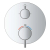 Grohe Atrio New Two Function Thermostatic Valve Trim Only with Dual Lever Handles, Integrated Diverter, and Volume Control - Less Rough In 24361000