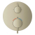 Grohe Atrio New Two Function Thermostatic Valve Trim Only with Dual Lever Handles, Integrated Diverter, and Volume Control - Less Rough In 24361EN0