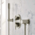 Grohe Atrio New Two Function Thermostatic Valve Trim Only with Dual Lever Handles, Integrated Diverter, and Volume Control - Less Rough In 24361EN0