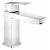Grohe Eurocube 1.2 GPM Single Hole Bathroom Faucet with SilkMove, StarLight, EcoJoy, and QuickFix Technologies - Includes Drain Assembly