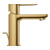 Grohe Lineare 1.2 GPM Single Hole Bathroom Faucet with StarLight, SilkMove, EcoJoy, and QuickFix Technologies - Includes Pop-Up Drain Assembly , Brushed Cool Sunrise