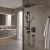 Grohe Timeless 294302430 2-Handle Pressure Balance Rainshower Bundle GROHE Matte Black