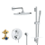 Grohe Timeless 29430000 2-Handle Pressure Balance Rainshower Bundle GROHE StarLight Chrome