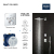 Grohe Grohtherm Three Function Thermostatic Valve Trim Only with Four Knob / Push Button Handles, Integrated Diverter, and Volume Control - Less Rough In
