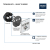 Grohe Grohtherm Three Function Thermostatic Valve Trim Only with Four Knob / Push Button Handles, Integrated Diverter, and Volume Control - Less Rough In