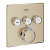 Grohe Grohtherm Three Function Thermostatic Valve Trim Only with Four Knob / Push Button Handles, Integrated Diverter, and Volume Control - Less Rough In