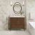 James Martin Vanities Myrrin 36" Single Basin Wood Vanity Set with 3cm White Zeus Silestone Quartz Vanity Top, Rectangular Sink and Electrical Outlet - 8" Faucet Centers
