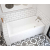 Maax Rubix 6632 Bath Tub 66"L x 32"W x 18"H for Above the Floor Rough with Right Hand Drain