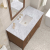 James Martin Vanities Myrrin 48" Single Basin Wood Vanity Set with 3cm Carrara White Marble Vanity Top, Rectangular Sink, USB Port and Electrical Outlet - 8" Faucet Centers