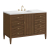 James Martin Vanities Myrrin 48" Single Basin Wood Vanity Set with 3cm White Zeus Silestone Quartz Vanity Top, Rectangular Sink and Electrical Outlet - 8" Faucet Centers