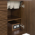 Includes Eternal Jasmine Pearl quartz vanity top and rectangular sink (may not be pictured on main image)

Included Components:

Covered under James Martin Vanities' 1 year limited warranty
Ash, poplar and walnut vanity cabinet with 1 door, 6 drawers and 1 shelf
Silestone quartz vanity top with 1 rectangular porcelain sink
Cabinet Features:

Constructed with a solid wood frame and plywood panels
One 120-volt UL rated electric outlet with USB ports and bamboo organizer included
Includes one soft-close door that opens to an interior shelf and three full-extension drawers that feature soft-close undermount glides
Toggle style door pulls
The drawer boxes feature English dovetail joinery, and an brushed aluminum laminate drawer liners for easy cleaning
Includes one removable bamboo drawer organizer
Cabinets are sealed with a premium finish for superior moisture and UV resistance
Vanity Top Features:

Vanity set includes a 3cm eased edge Eternal Jasmine Pearl quartz Silestone quartz top
Includes a white porcelain rectangular undermount sink that ships separately and mounting brackets for easy installation
Top is pre-drilled for 8" widespread faucet
Faucet not included
Quartz vanity tops are curated from a 95 percent blend of ground natural quartz with 5 percent polymer resin to create an ultra-durable and low maintenance surface
Quartz requires no sealing and resists staining and corrosion from liquids, including most household cleaning products
Center drain location provides optimal draining capability
Equipped with an overflow to help prevent water overflow and spillage from occurring
Cabinet Specifications:

Cabinet Width: 48" (from left to right)
Cabinet Height: 34-1/16" (from top to bottom)
Cabinet Depth: 23-1/2" (from front to back)
Number of Doors: 1
Number of Drawers: 6
Number of Shelves: 1
Vanity Top Specifications:

Vanity Top Width: 48" (left edge to right edge)
Vanity Top Depth: 23-1/2" (front edge to back edge)
Vanity Top Thickness: 3 cm (1-3/16")
Number of Basins: 1
Number of Faucet Holes: 3
Faucet Centers: 8" (distance between the installation holes for the faucet handles)