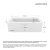 Maax Rubix 6632 Bath Tub 66"L x 32"W x 18"H for Above the Floor Rough with Right Hand Drain