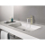 Grohe 23794ENA LINEARE Single Hole Single-Handle S-Size Bathroom Faucet, 1.2 GPM (4.5 L/min) Brushed Nickel Infinity Finish