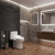 TOTO Ultramax 1.28 GPF One Piece Elongated Toilet with Left Hand Lever - Bidet Seat Included