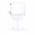 TOTO Ultramax 1.28 GPF One Piece Elongated Toilet with Left Hand Lever - Bidet Seat Included