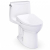 TOTO Ultramax 1.28 GPF One Piece Elongated Toilet with Left Hand Lever - Bidet Seat Included