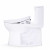 TOTO Ultramax 1.28 GPF One Piece Elongated Toilet with Left Hand Lever - Bidet Seat Included