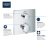 Grohe Grohtherm Thermostatic Valve Trim Only with Dual Lever Handles and Volume Control - Less Rough In 24111EN0